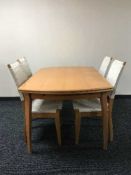 An Ikea six piece dining room suite