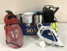 A box of Kenwood toaster, Nescafe Dolce Gusto coffee filter, Britta filter jug,