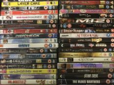 Five boxes of dvds approximately 200