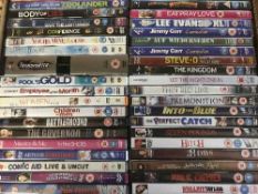 Five boxes of dvds approximately 200