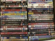 Five boxes of dvds approximately 200