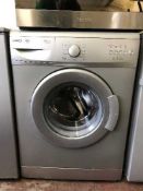 A Beko washing machine (silver)