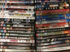 Five boxes of dvds approximately 200