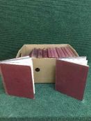 Two boxes containing eight volumes - The Second Great War,