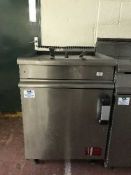 A Masterchef stainless steel commercial double fryer