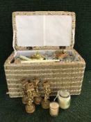 A large quantity of artificial flowers,