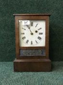 A late nineteenth century American mantle clock