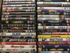 Five boxes of dvds approximately 200