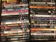 Five boxes of dvds approximately 200