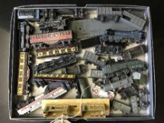 A mid twentieth century Lone Star miniature train set with track together with a small quantity of