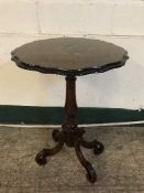 A Italianate pedestal wine table