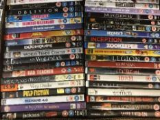 Five boxes of dvds approximately 200