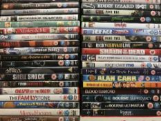 Five boxes of dvds approximately 200