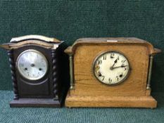 Two early 20th century mantel clocks
