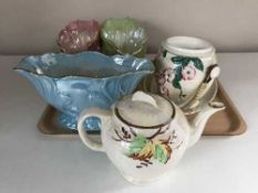 A tray of seven pieces of Maling and Ringtons china