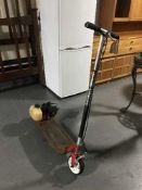 A Go Ped petrol scooter