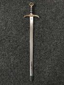 A replica Robin of Locksley Earl of Huntington sword and an Egyptian style dagger in sheath