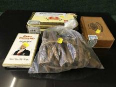 A collection of cigars; Montecristo, King Edward,