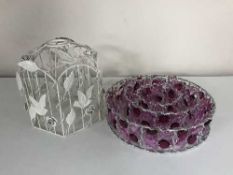 Two contemporary light shades