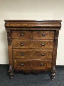 A Victorian mahogany scotch chest