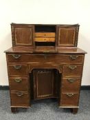 An inlaid mahogany Edwardian lady's desk