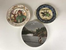 A Royal Doulton plate - The falconer D6279,