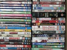 Five boxes of dvds approximately 200