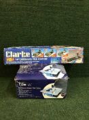 A Diamond Wheel tile cutter saw with spare wheel blade and 16