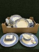 A quantity of Cetem Ware Mikado and Empire pattern dinner ware