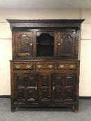 An 18th century and later Dudarn cabinet,