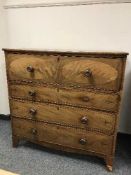An early 19h century secretaire chest,