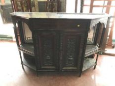 A Victorian mahogany sideboard