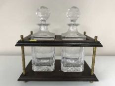 A two decanter tantalus