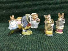 Five assorted Beswick Beatrix Potter figures