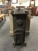 A continental cast iron stove