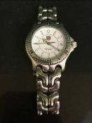 A stainless steel Gentleman's TAG Heuer Professional wrist watch