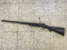 A 19th century percussion cap musket