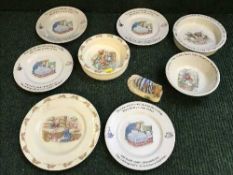A quantity of English fine bone china, Bunnykins,