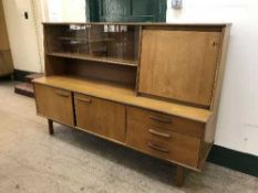 A teak sideboard
