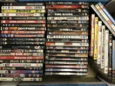 Two boxes of football programmes