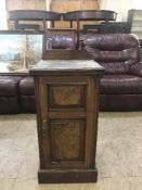 A Victorian mahogany pot cupboard