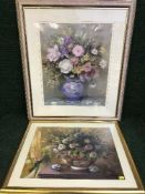A collection of gilt framed prints - still lifes etc