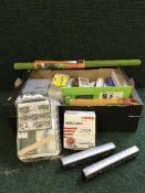 A box of Mauchlin railway components,