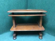 A mahogany dumb waiter