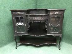 A Victorian mahogany bow-fronted sideboard