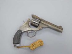 A deactivated early 20th century Spanish copy of a Smith & Wesson revolver, the 12.