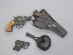 A Webley Olympic six-shot starter pistol, together with a Rohm RG2 starter pistol,