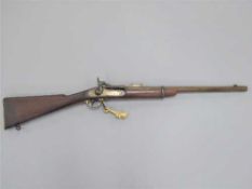 A Victorian Snider Enfield percussion cap carbine, by C.