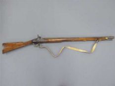 An early 19th century Tower percussion cap musket, the 84cm barrel with proof marks,