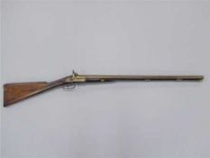 A good 19th century percussion cap double-barrelled sporting gun by John Manton & Sons of London,